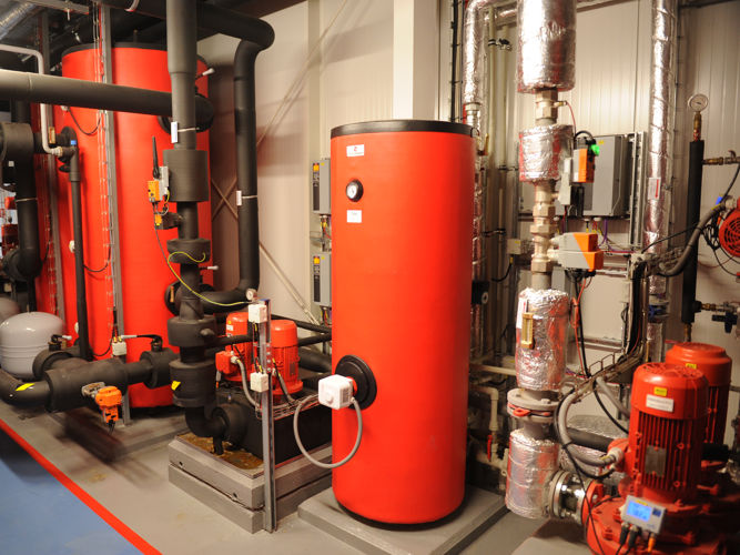 Particle accelerator cooling at the Institute of Nuclear Physics