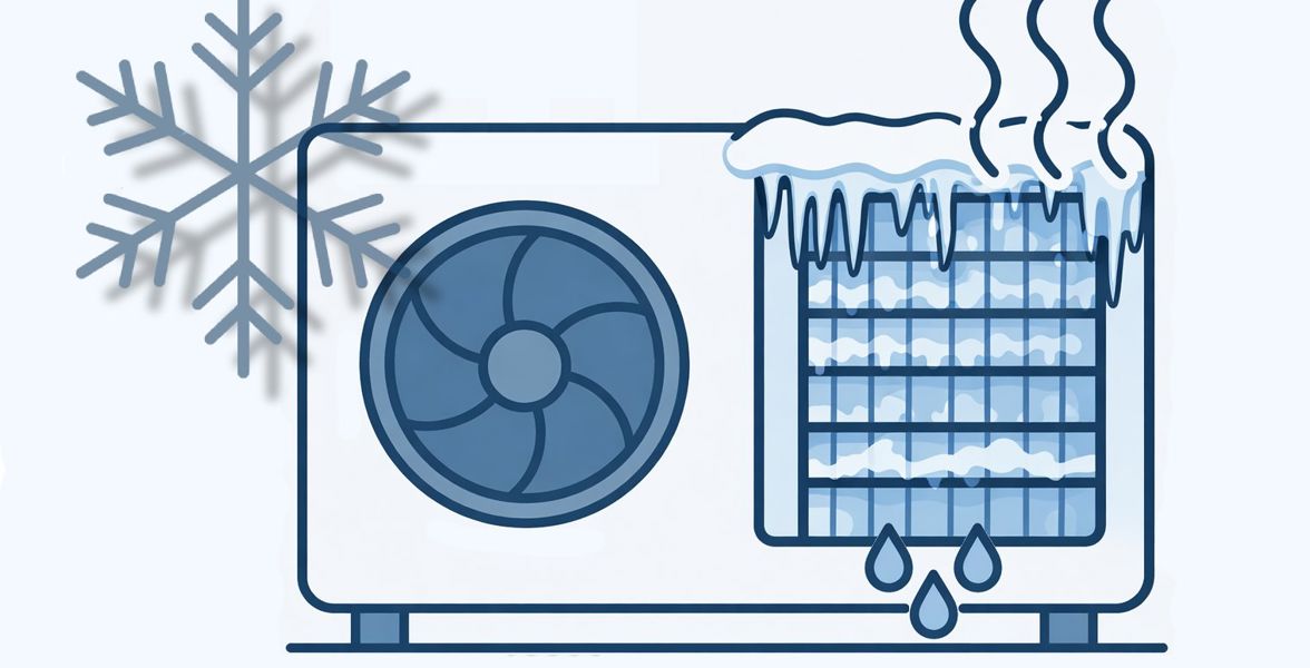 Evaporator defrosting: A key air-to-water heat pump function