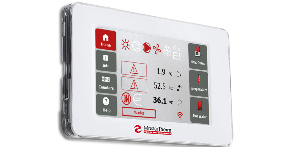 The pGDx touch controller comes with enhanced graphics