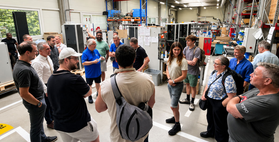 British designers and business partners visit Master Therm
